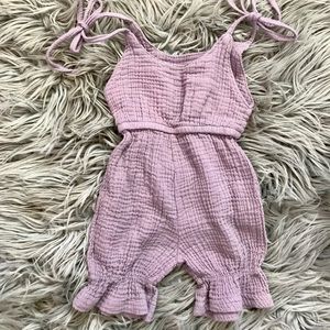 *SOLD* Boutique Purple Baby Girl Romper